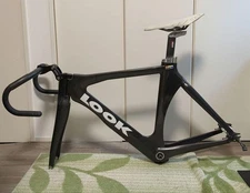 LOOK 496 Track Carbon Frame Set Size S Free Shipping From Japan USED F/S