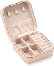 Travel Jewelry Case, Mini Portable Jewelry Travel Boxes, Small Jewelry Organizer