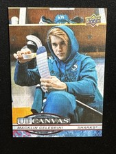 25–26 UD Series 2 Hockey Canvas C-124 Macklin Celebrini