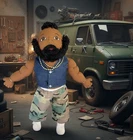 Vintage Homemade Soft Cabbage Patch Kid, Mr. T, A Team, AA, Awesome Find