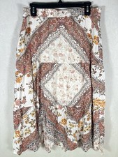 Matilda Jane Good Hart Rayne Patchwork Boho Skirt Size L