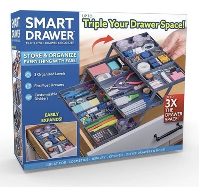 Smart Drawer Multi Level Drawer Organizer - Triple Your Space