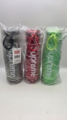 3 Set Supreme Zoku Glass Core 16 Oz. Water Bottle Smoke, Red, Green Brand New