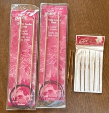 2 12118 Susan Bates Silvaume Circular Crochet Hook K-10.5 /H-8  5 12185