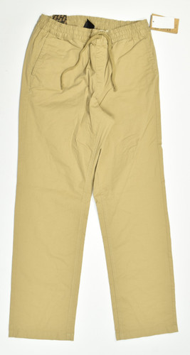 Vans Mens Range Elastic Waist Relaxed Fit Pants Khaki Beige Small NWT