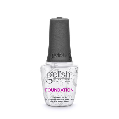 Harmony Gel Polish Clear Base Coat Soak Off Nail Polish Made in USA 1 Count