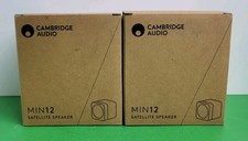 Set Of 2 Cambridge Audio Minx Min12 Satellite Speakers - White 