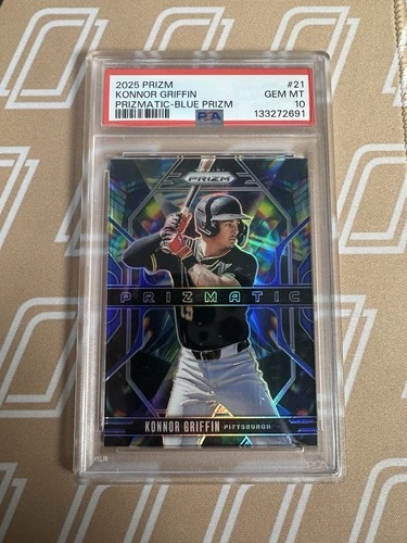 Konnor Griffin Prismatic Blue Prizm /99 PSA 10