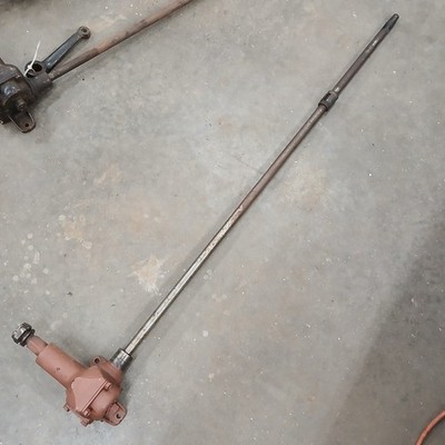 1938-1941 Ford Steering Column Box Gear Shaft Pickup Commercial Truck 1939 1940