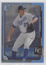 2015 Bowman Twitter Exclusive Blue Refractor 4/10 Kyle Zimmer #BCP73 15dq