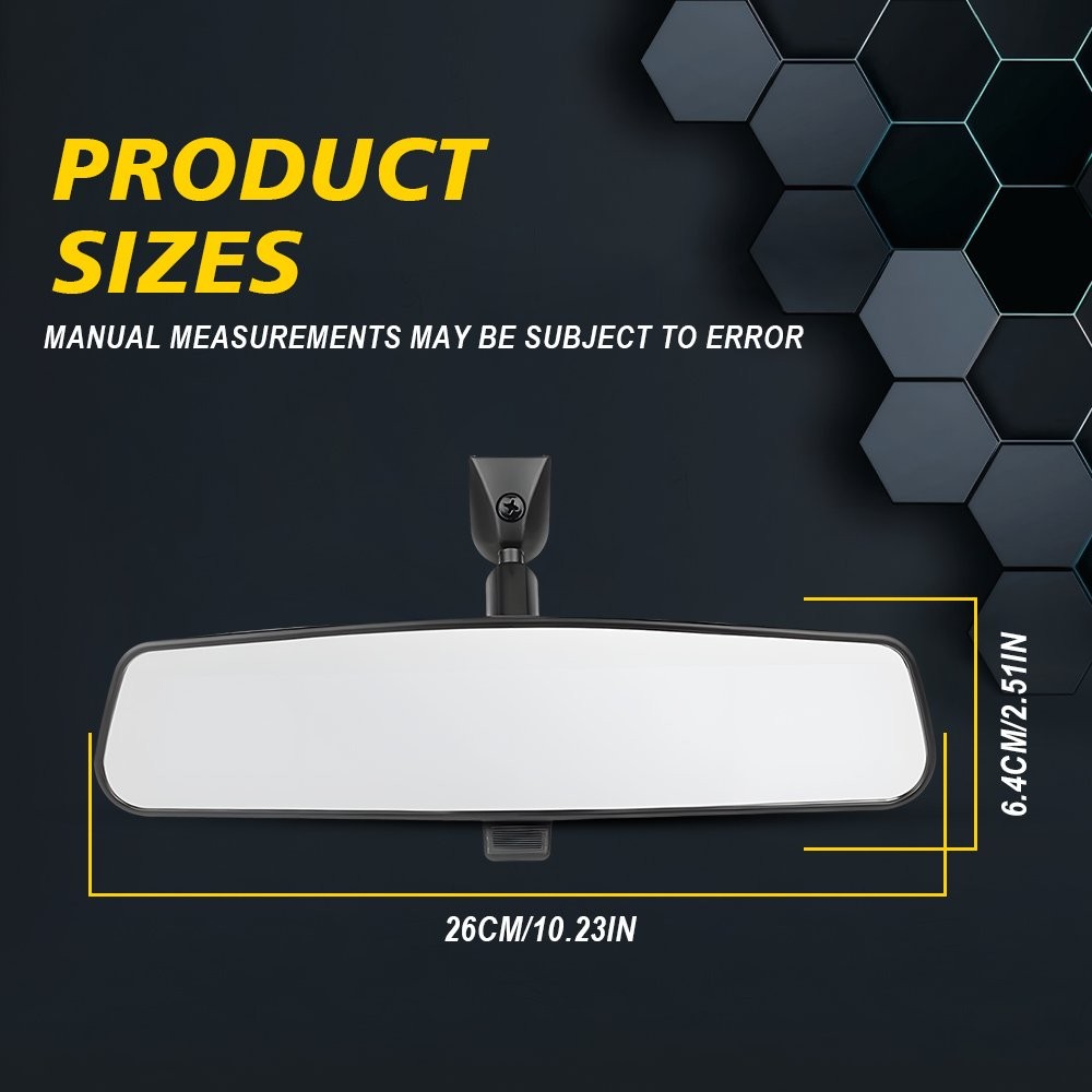 Rear View Mirror Glass For Jeep Wrangler TJ 1997-2006 YJ 1987-95 Cherokee XJ EK thumbnail 5