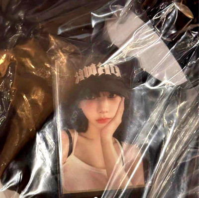 aespa KARINA Dirty Work POP-UP Official MD BALL CAP with Photo Card Limited PC
