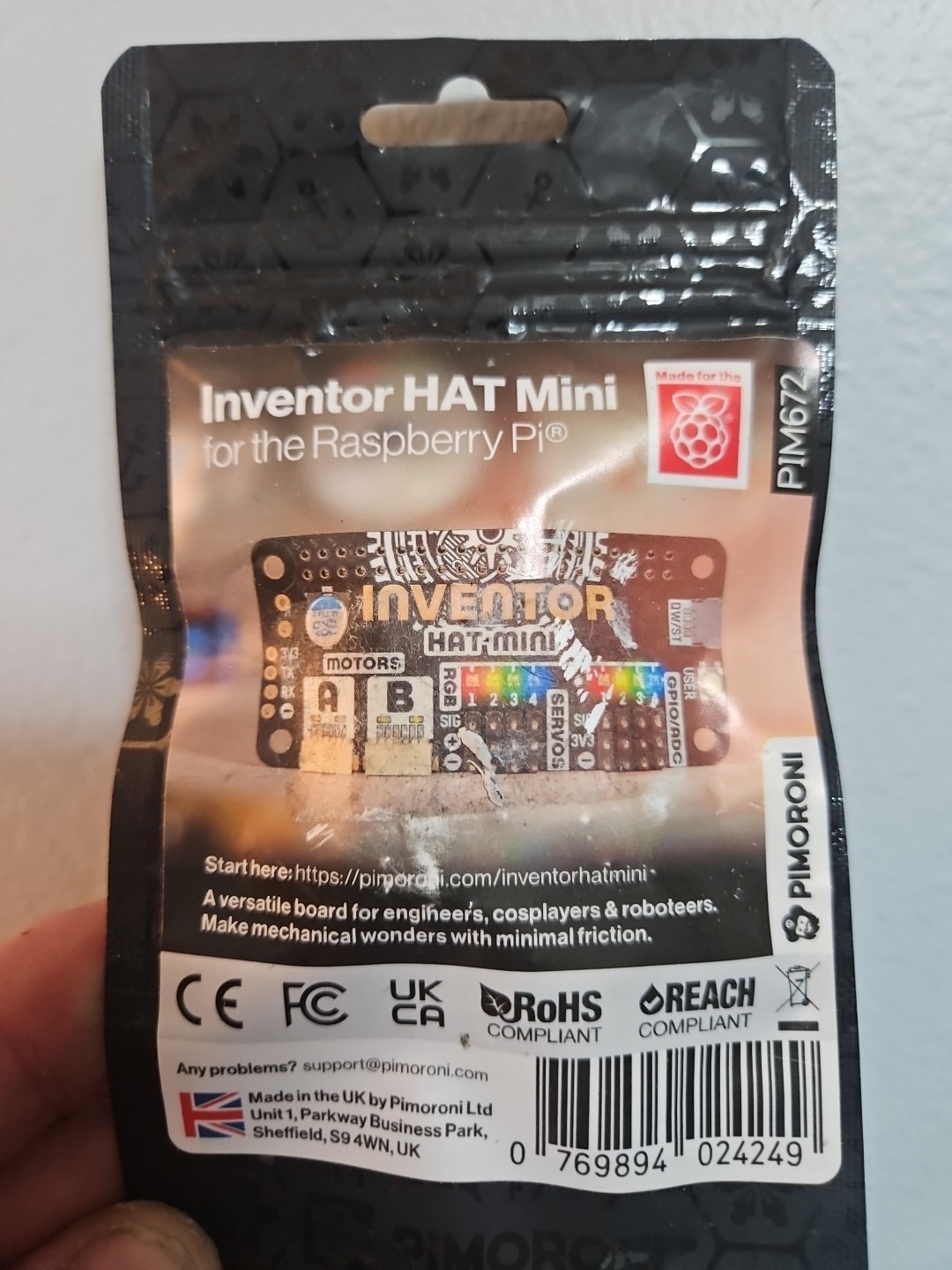 Rpi Inventor Mini Hat - SAVE $$$ - SAME DAY SHIPPING