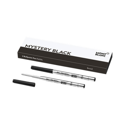 Montblanc Refill Ballpoint Broad Tip Mystery Black Pen Refill MB128212