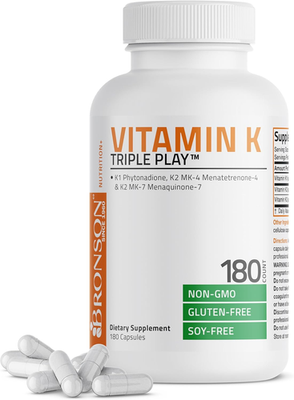 #ad #ad Vitamin K Triple Play Vitamin K2 MK7 Vitamin K2 MK4 Vitamin K1 Full Spectr $30.95