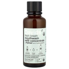 Fresh Breath Mouthwash Refill Concentrate, Natural Fresh Mint, 4 fl oz (118 ml)