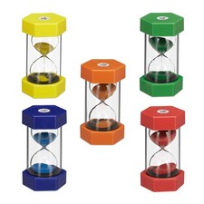 relaxdays Sanduhren-Set transparent 5 St. NEW