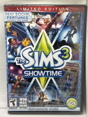 NEW SEALED - The Sims 3 Showtime - Limited Edition - PC 2012  New & Sealed