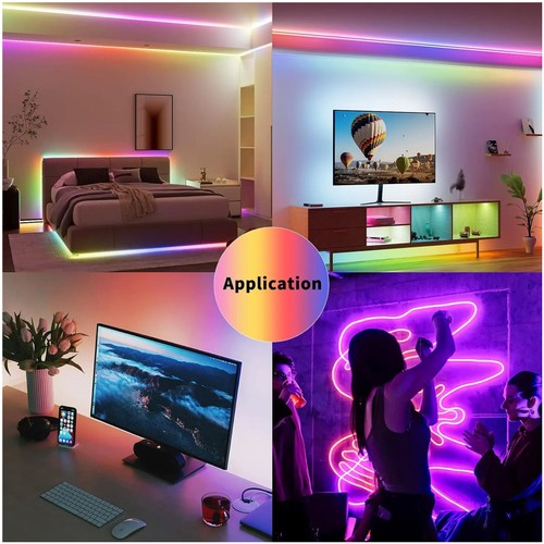 RGB IC LED Light Strip WS2811 Addressable DreamColor DC12V/24V Flexible COB Tape - Picture 5 of 14