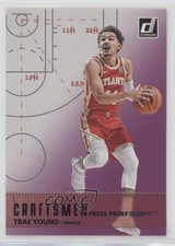 2022-23 Panini Donruss Craftsmen Purple Press Proof Trae Young #7 fm0