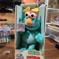 Sesame Street Pal Month November 2000 Honkers Stuffed Animal Plush 13" HTF NEW