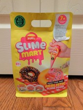 ZURU Slime Mart Small Bag Donut DIY Pretend Play Food 10 Piece Craft Set