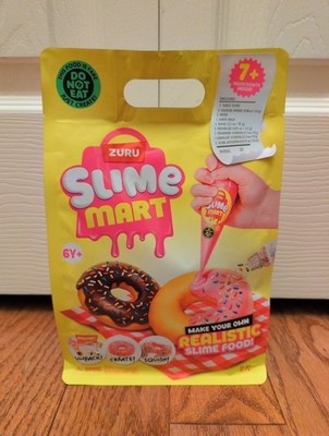 ZURU Slime Mart Small Bag Donut DIY Pretend Play Food 10 Piece Craft Set