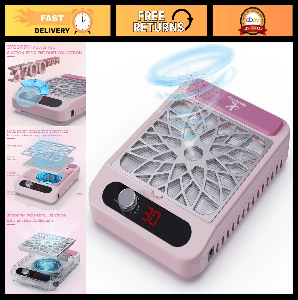 Nail Dust Collector for sale | eBay