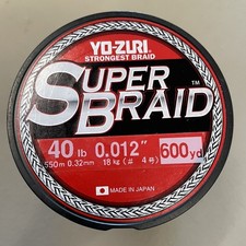 Yo-Zuri Super Braid Blue 40lb 600yd Spool New