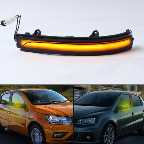 LED Rearview Mirror Turn Signal Lights For VW Passat B7 Vento Saveiro SpaceFox - Picture 8 of 9