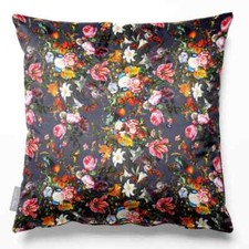 Luxury Designer Eco-Velvet Filled Cushion Sofa Floral Dream Many Colours/Sizes