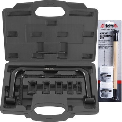 VENTILFEDERSPANNER SATZ UNIVERSAL FEDERSPANNER WERKZEUG + VENTILSCHLEIFPASTE SET