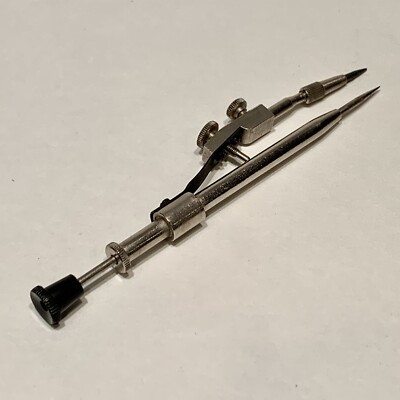 Soviet Gotovalnya Stainless Steel Drafting Precision Engineering Tool Compass