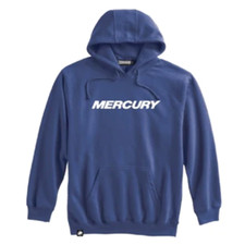 New Authentic Mercury Barkly Hoodie, Washed Blue L