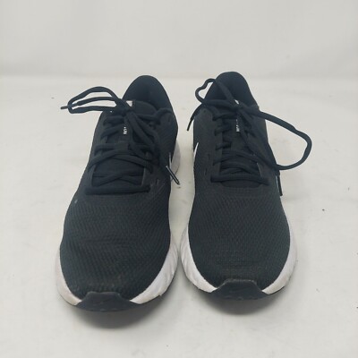 Nike Black Athletic Running Shoes with White Swoosh Nike Revolution 7 Men main image 3