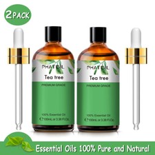 100ml Tea Tree Essential Oil,Pure Natural for Aromatherapy Diffuser Skin Care