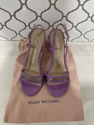 サンダル・ミュール Stuart Weitzman Fuchsia satin Flamingo sandals (SD457 CL6) Stuart Weitzman Fuchsia satin Flamingo sandals | wananluxury