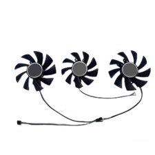 Set For Colorful RTX 2060SUPER Ultra 2070 1660 6G 1650 Graphics card fan 3-in-1