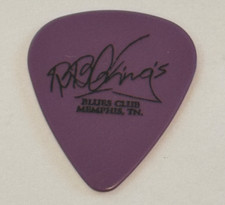 BB King Guitar Pick B.B. Signature Blues Club Plectrum Memphis TN