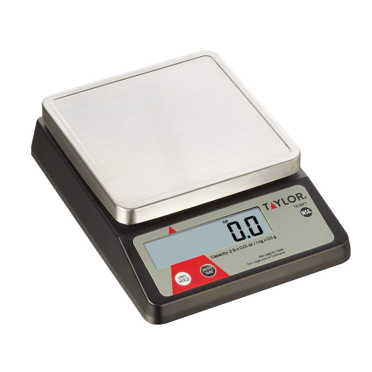 Taylor Control Kitchen Scale Compact Digital Portion, Universal, Black