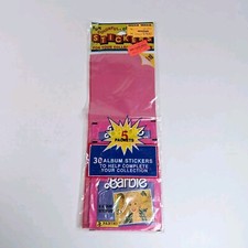 Barbie Album Stickers Sealed Pack of 5 sealed packets, 30 total stickers.