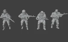 Turnbase Miniatures Modern Hades Operators Opfor Zona Alfa Spectre 20mm 28mm 3D