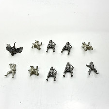 GW Ral Partha Warrior Mixed Lot of 10 Vintage 70s 80s 90s D D Miniature Figures