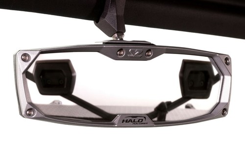 GREEN Seizmik Halo Cast Rear View Mirror for 2017-2023 Can-Am Maverick X3 / MAX - Picture 5 of 6