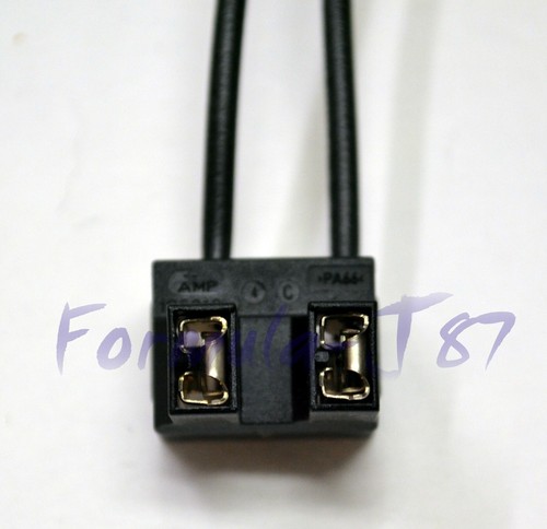 Flosser Wire Harness 7444 Pigtail Female H7 Head Light Bulb Low Beam Plug Socket - Picture 5 of 7