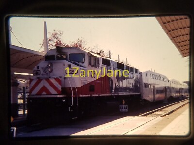24201 TRAIN ENGINE LOCOMOTIVE 35MM SLIDE TRINITY RAIL #126 DALLAS TX 12/19/2019