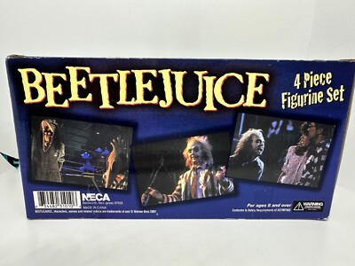 2001 NECA Beetlejuice Figurine 4 Piece 4
