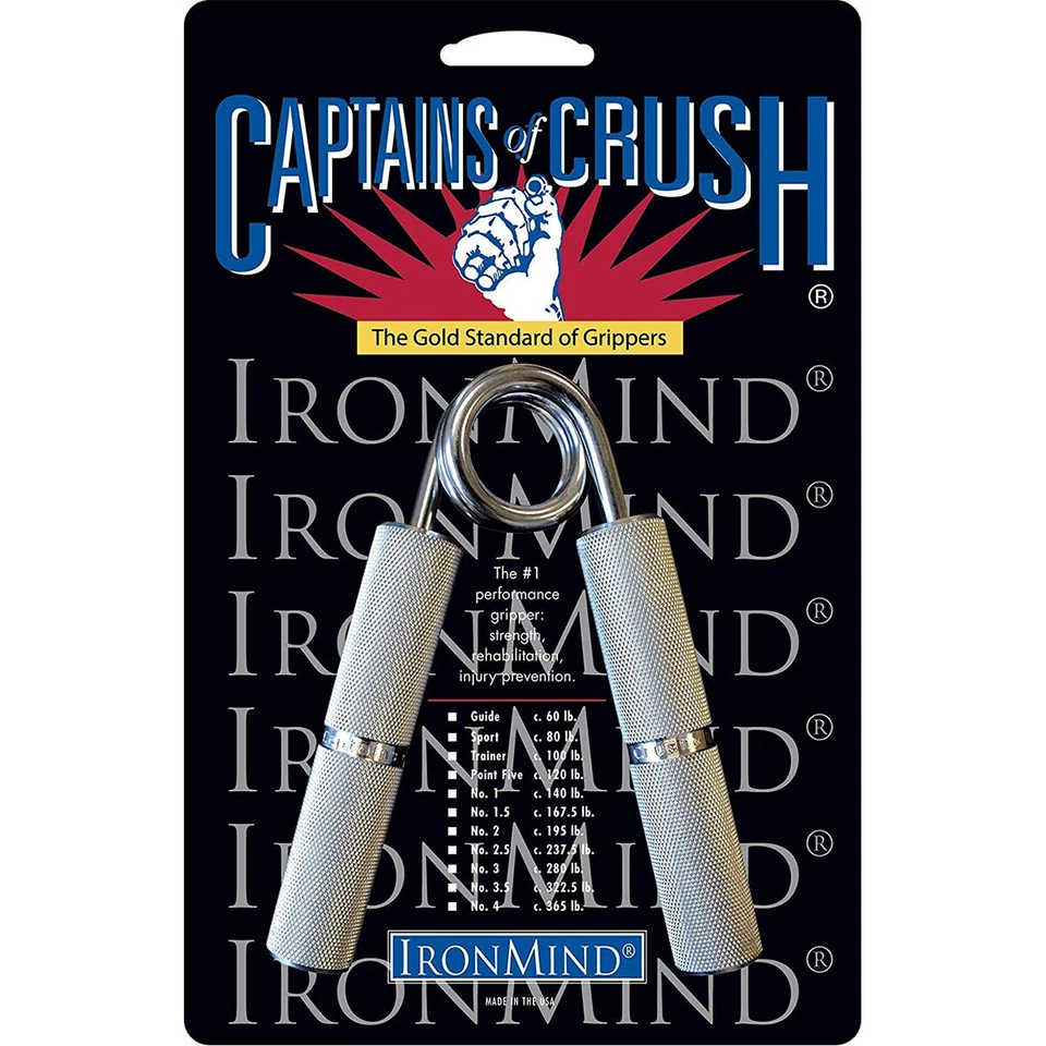 Pinza de mano Captains of Crush - Elige de 60 a 365 lb de fuerza - Entrenador de agarre CoC Foto 2 de 4
