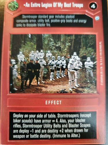Star Wars CCG Endor SINGLES 2nd TIER Select Choose NrMint-MINT SWCCG - Picture 2 of 46