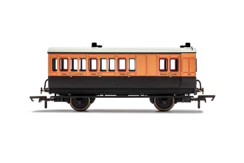 Entrenador de 4 ruedas Hornby R40110 L&SWR 3a clase No.179 (con luces) Era 2 NUEVO